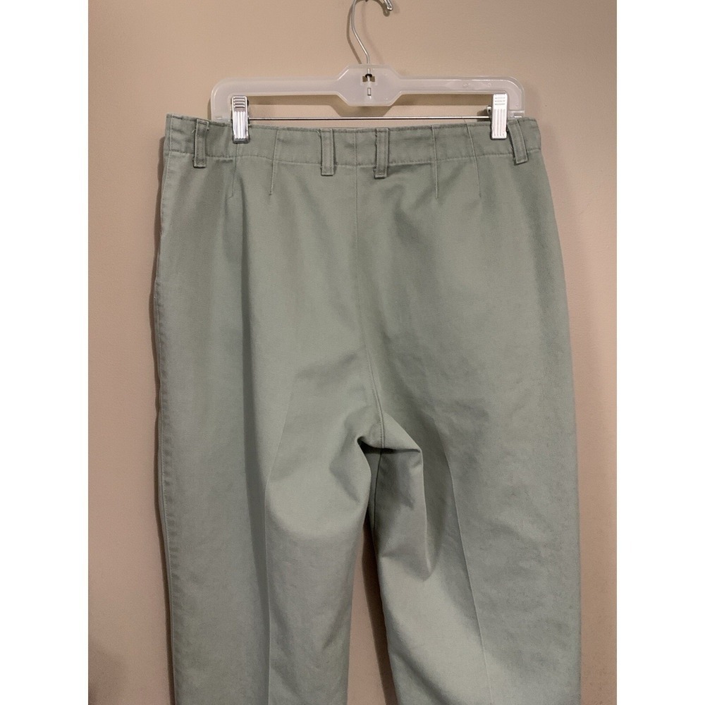VTG Northern Reflections Vintage Khaki Women's 32x28.5 Sage Pleated RN69778 - Picture 5 of 13